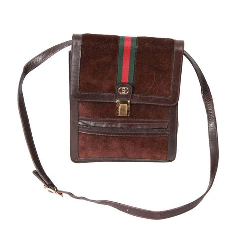 gucci suede crossbody bag|gucci crossbody vintage bag.